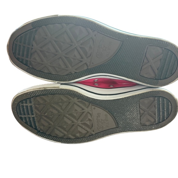 Converse Fuchsia Canvas High-Tops sz 8.5 womens - Picture 8 of 10